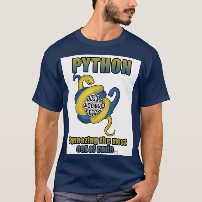 Python: Squeezing  the Most Out of Code T-Shirt (Front)