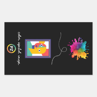 PZ Color, Symbol, Image Sticker (Rectangle)