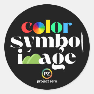 PZ Color, Symbol, Image Sticker (Round)