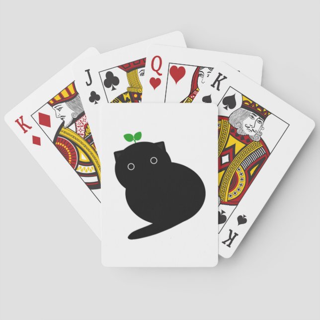 Q Cat Poker Cards (Back)