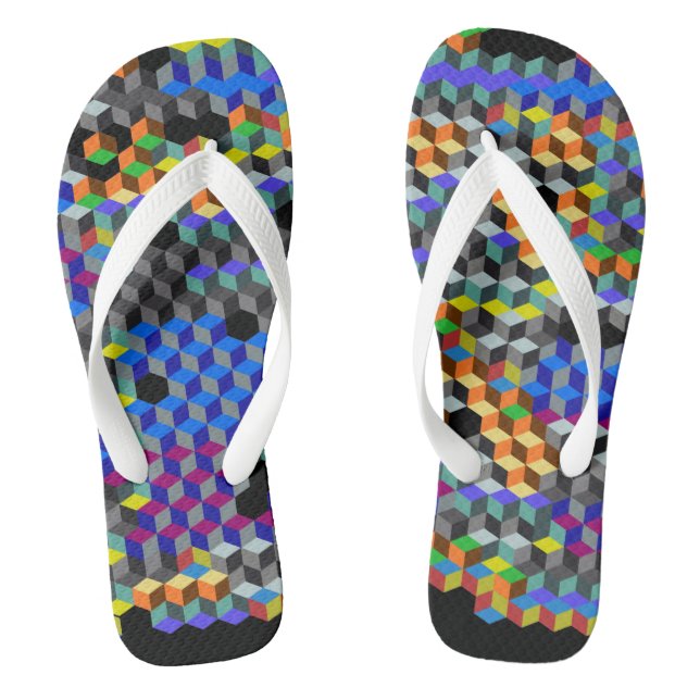 Q-cubes Flip Flops (Footbed)