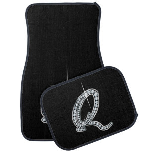 Q Faux-"Diamond Bling" Car Mat