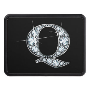 Q Faux-"Diamond Bling" Tow Hitch Cover