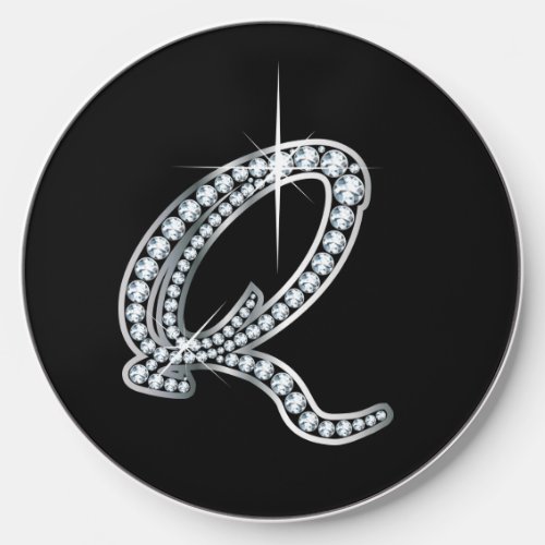 Q Faux_Diamond Bling  Wireless Charger