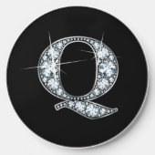 Q Faux-"Diamond Bling" Wireless Charger (Front)