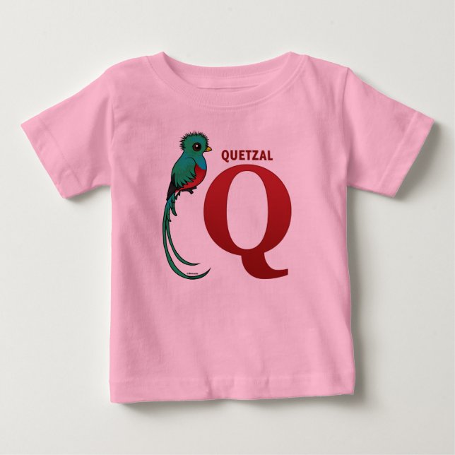 Q for Quetzal Baby T-Shirt (Front)