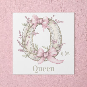 Q is for Custom Name Whimsical Letter Art