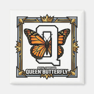 Q is for Queen Butterfly – GTA Style ABC Learning Magnet