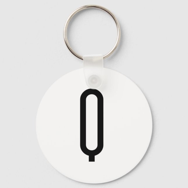 Q KEYCHAIN (Front)