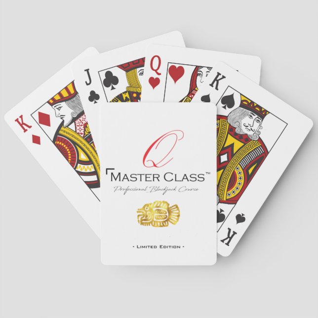 Q Master Class™ (Limited Edition) Poker Cards (Back)