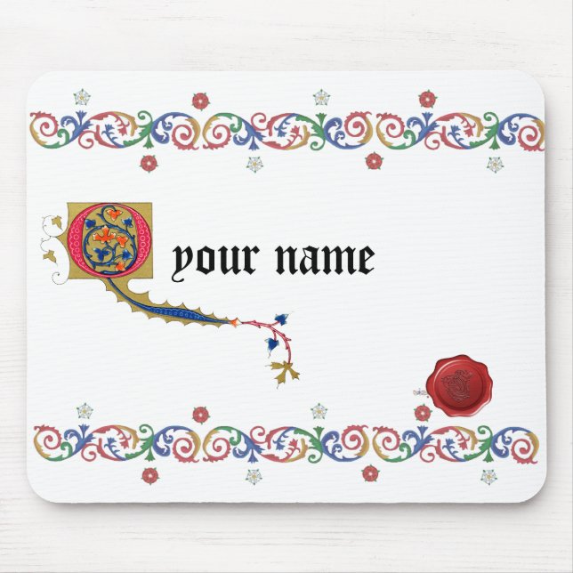 Q medieval mousepad (Front)