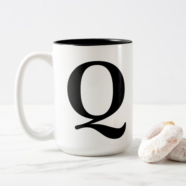 "Q" mug (With Donut)