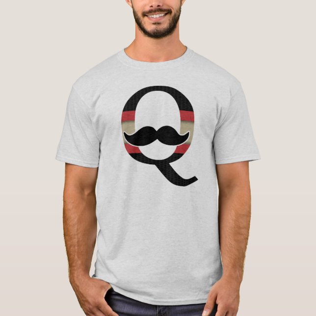 Q Mustache T-Shirt (Front)