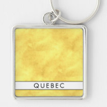 Q Quebec Nautical Signal Flag + Your Name Keychain