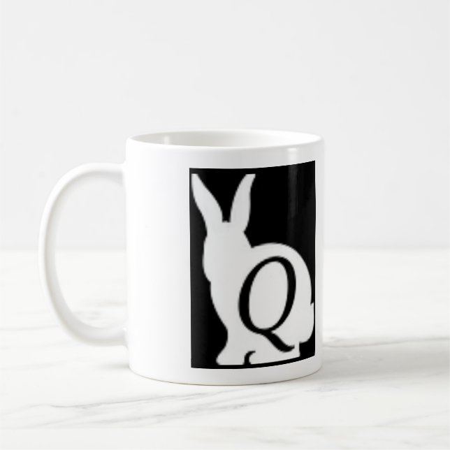Q rabbit Orion Lines Coffee Mug (Left)