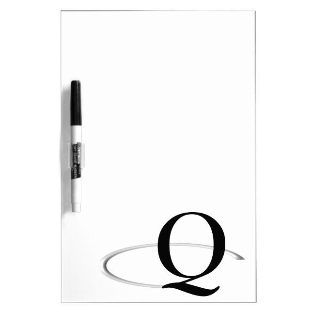Q Ring Dry Erase Board (Front)