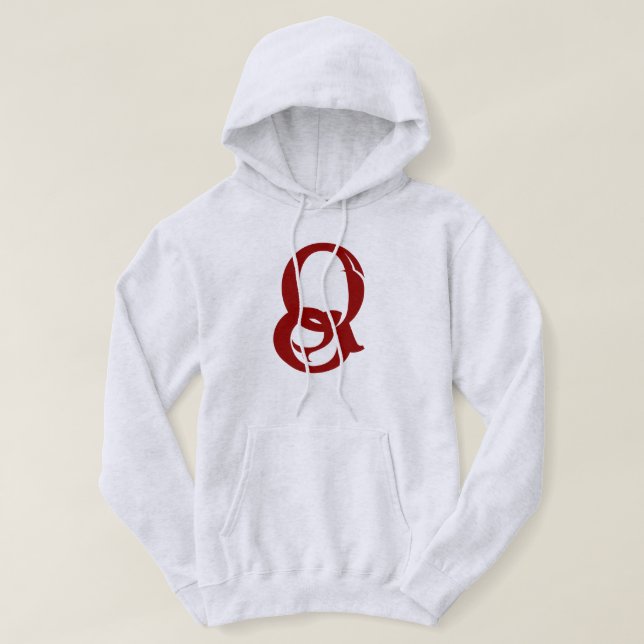 Q-shape hooded jacket hoodie (Design Front)