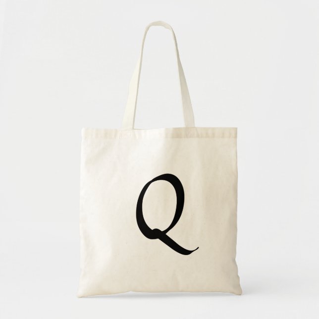 (Q) Signature Simple Gift Tote Bag (Front)