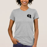 RoseAesthetic Q Monogram Letter T-Shirt