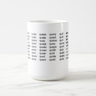 Q-Word Mug List