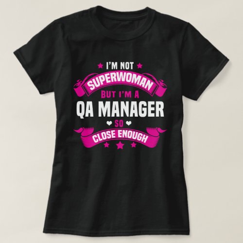 QA Manager T_Shirt