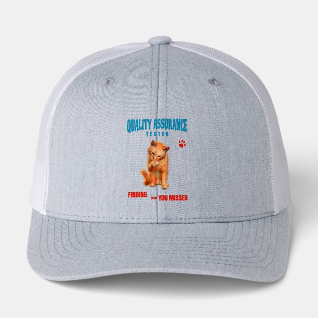 QA Tester Cat Humor (Front)