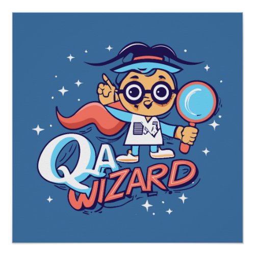 QA Wizard _ Quality Assurance Engineer Poster