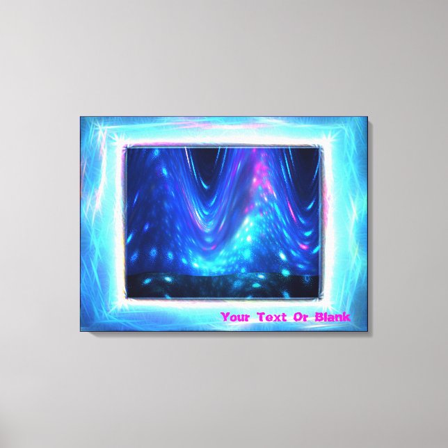 Qaanaaq - Northern Lights Canvas Print (Front)