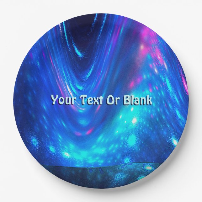 Qaanaaq - Northern Lights Paper Plates (Front)