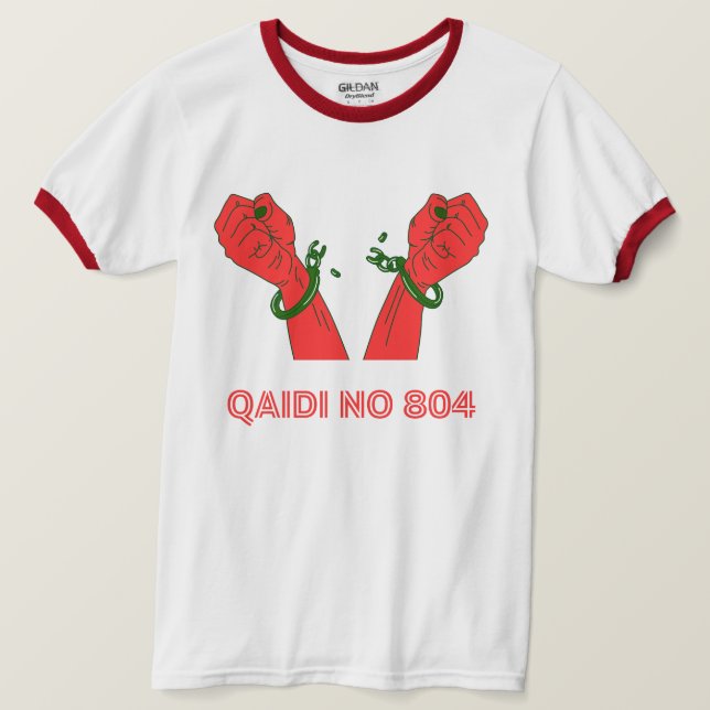 Qaidi No 804 T-shirt  (Design Front)
