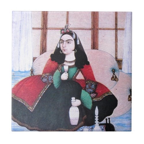 Qajar Painting Tile