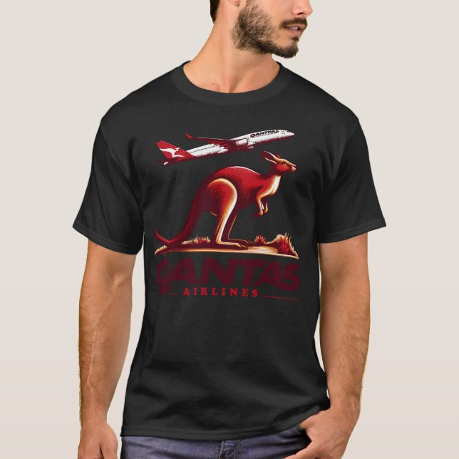 Qantas Airlines T-Shirt (Front)