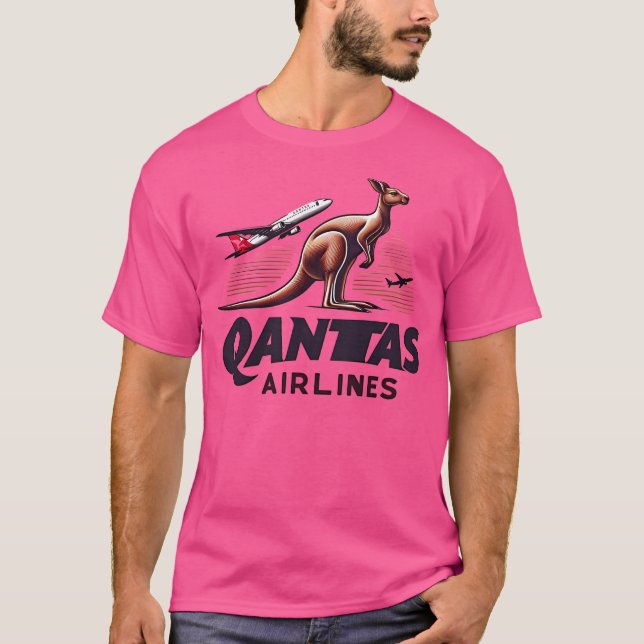 Qantas Airlines T-Shirt (Front)