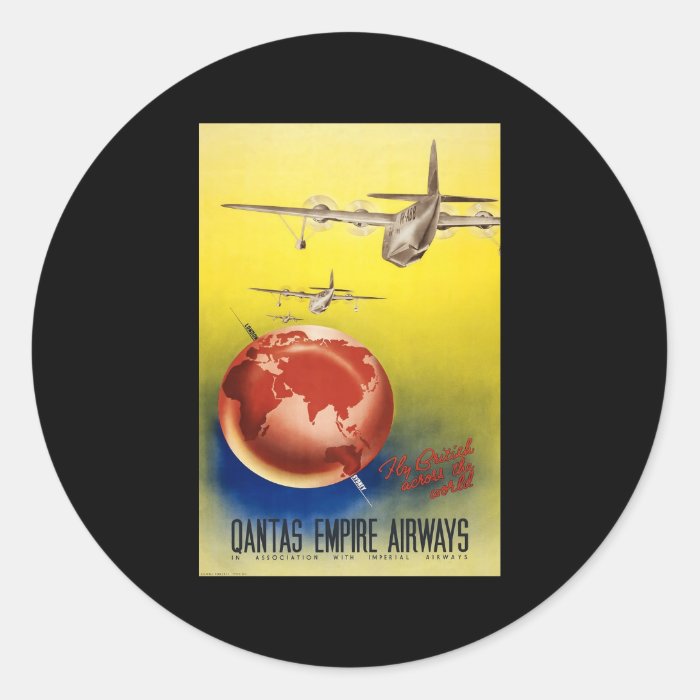 Qantas Empire Airways Stickers