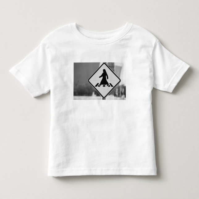Qatar, Ad Dawhah, Doha. Arabian Pedestrian 3 Toddler T-shirt (Front)