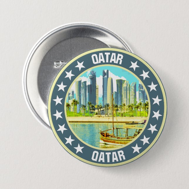Qatar                                              button (Front & Back)