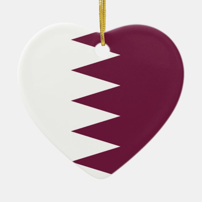 Qatar Ceramic Ornament (Front)