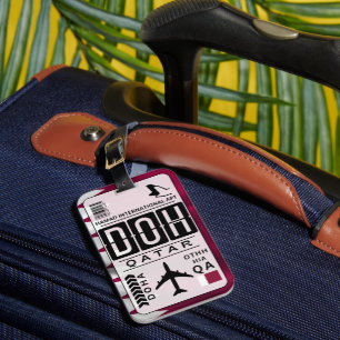 Qatar Doha Luggage Tag