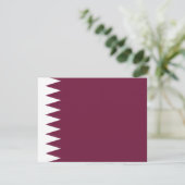 Qatar flag (Standing Front)