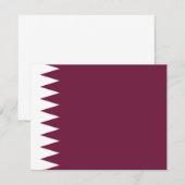 Qatar flag (Front/Back)