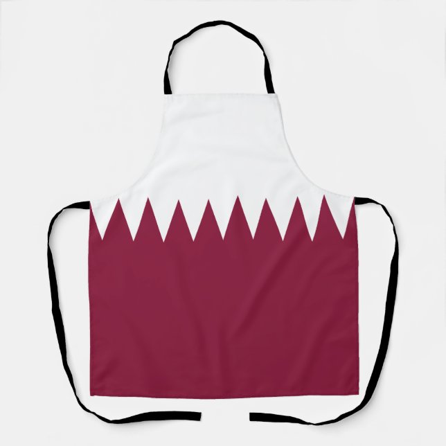 Qatar Flag Apron (Front)