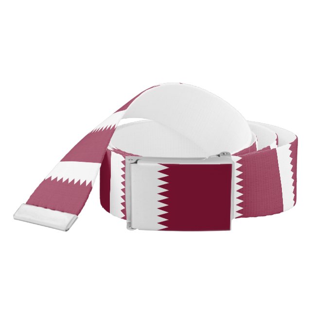 Qatar Flag Belt (Snake)