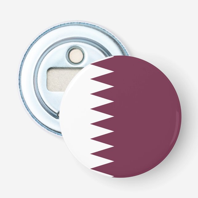 Qatar flag bottle opener (Front)