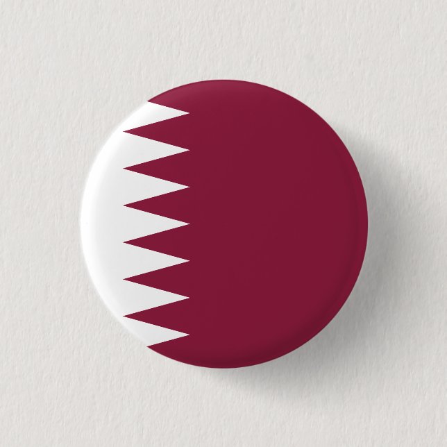 Qatar Flag Button (Front)