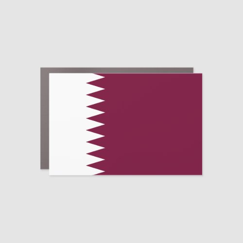 Qatar Flag Car Magnet