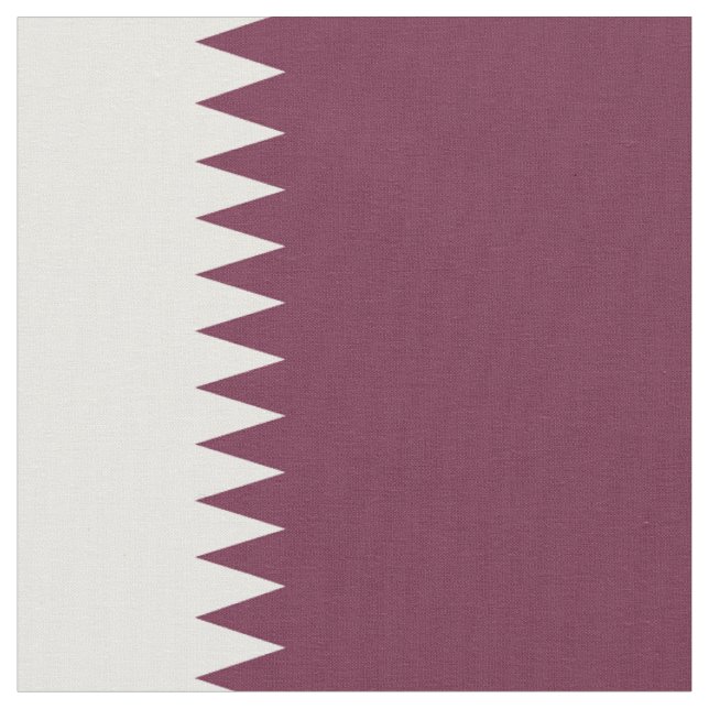 Qatar flag fabric (Close Up)