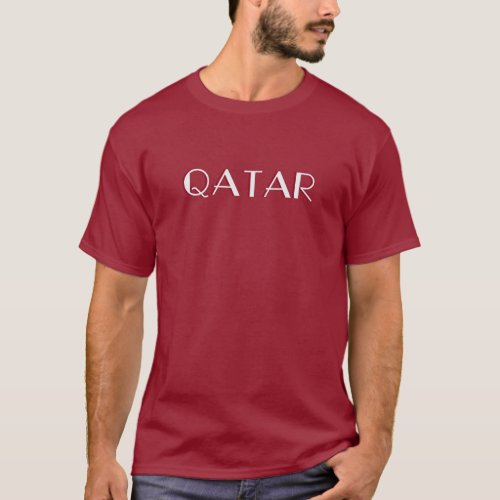 QATAR Flag For lovers of Qatari World Cup 2022 T_Shirt