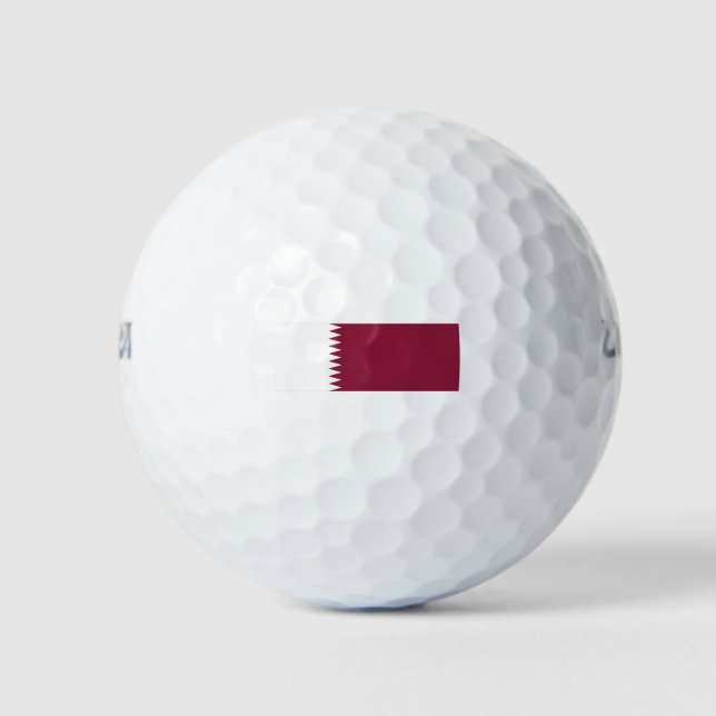Qatar Flag Golf Balls (Front)