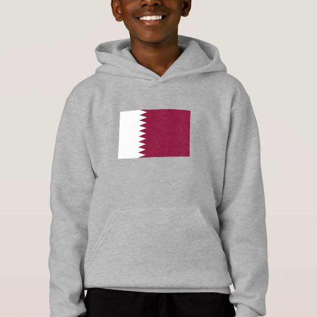 Qatar Flag Hoodie (Front)