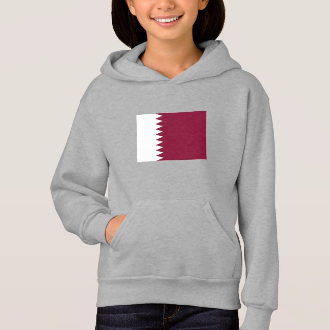 Qatar Flag Hoodie (Front)